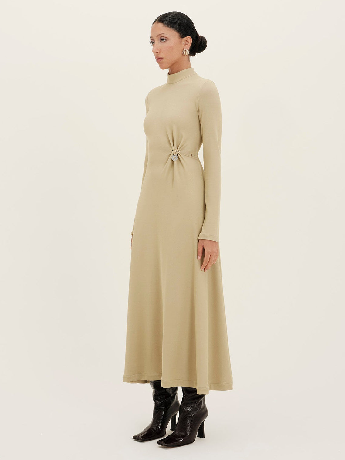 The Coin Cinch Jersey Dress