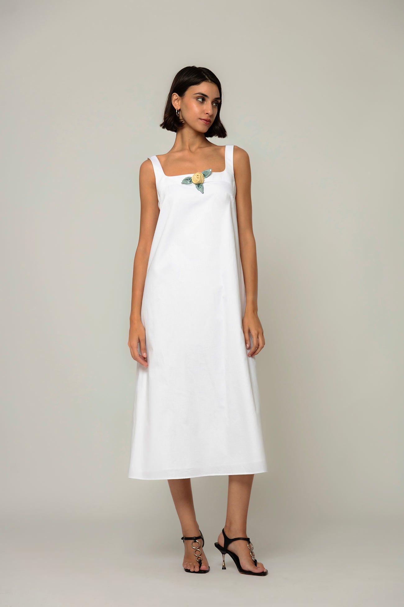 Garden Cotton Midi Dress