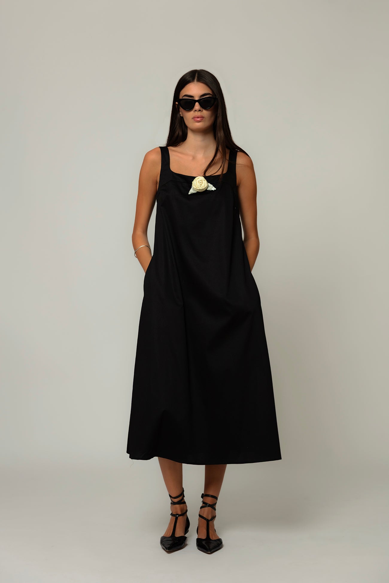 Garden Cotton Midi Dress