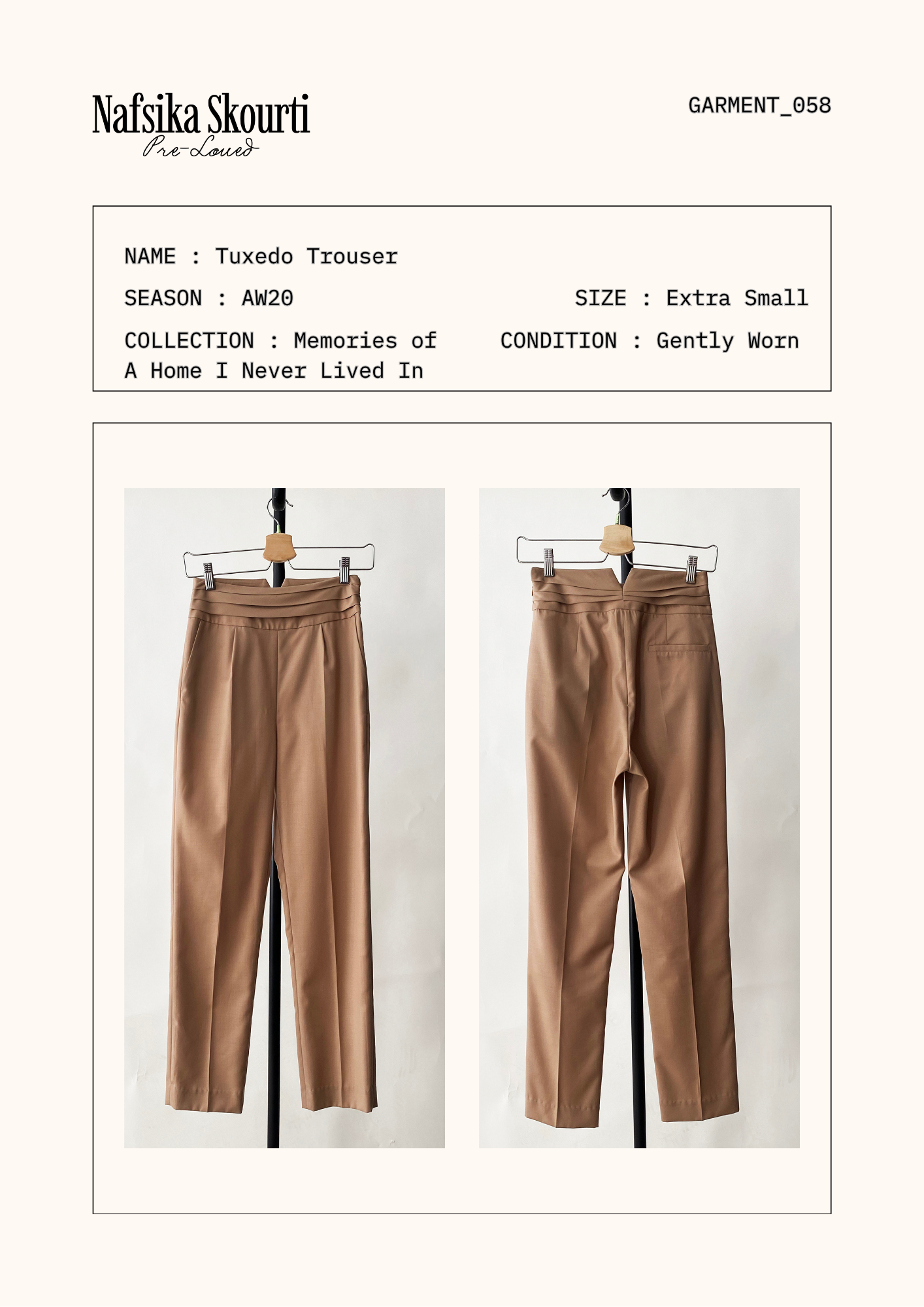 Pre-Loved Tuxedo Trouser
