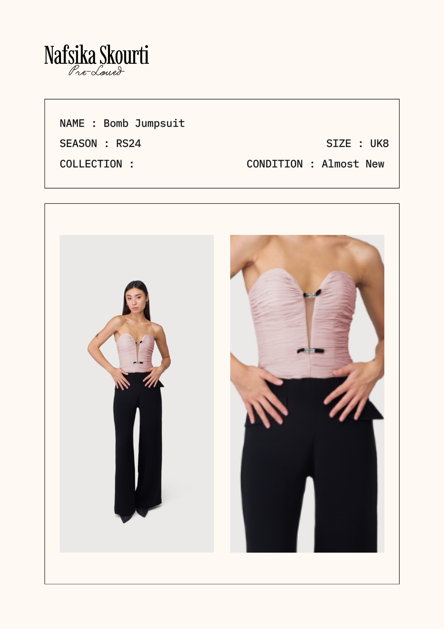 Pre-Loved - Bomb Jumpsuit