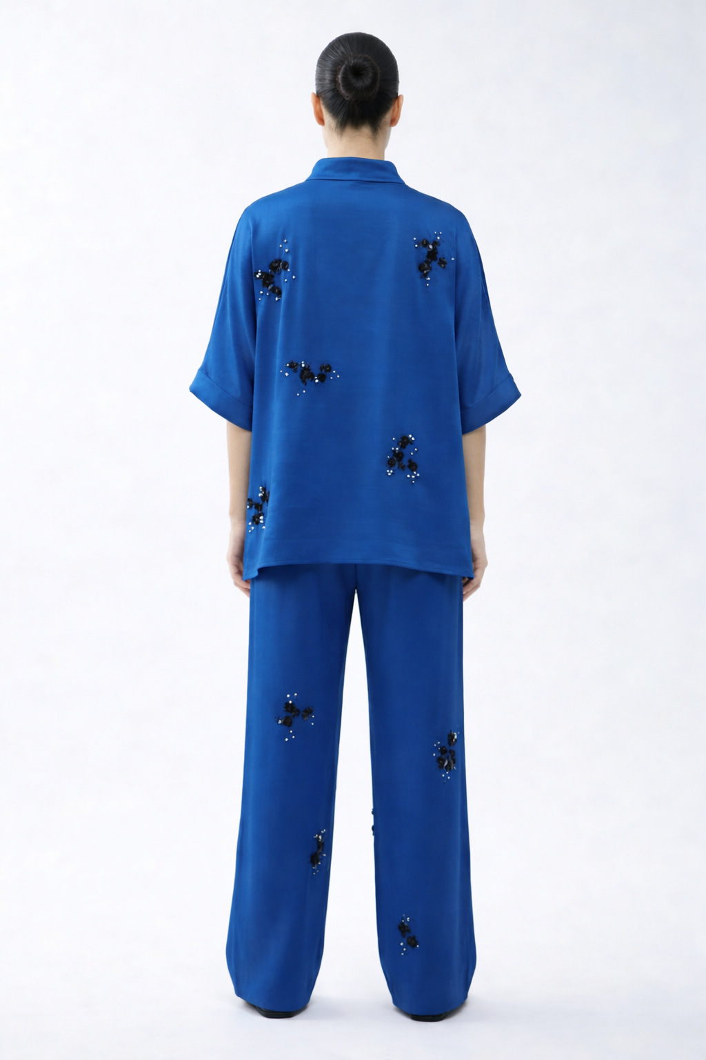 Rounded Neckline Blouse