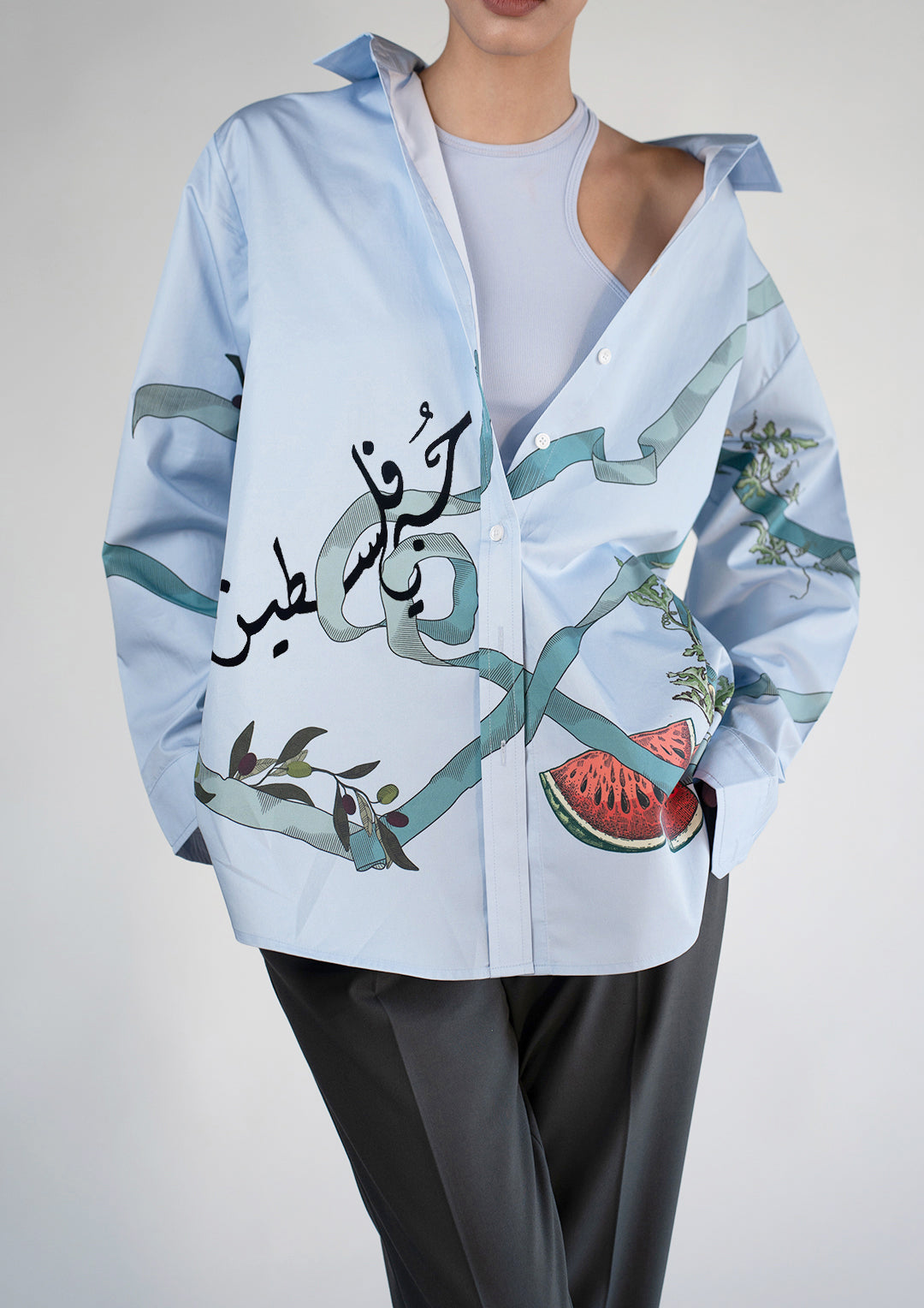 Classic Blue Oversized Classic Shirt