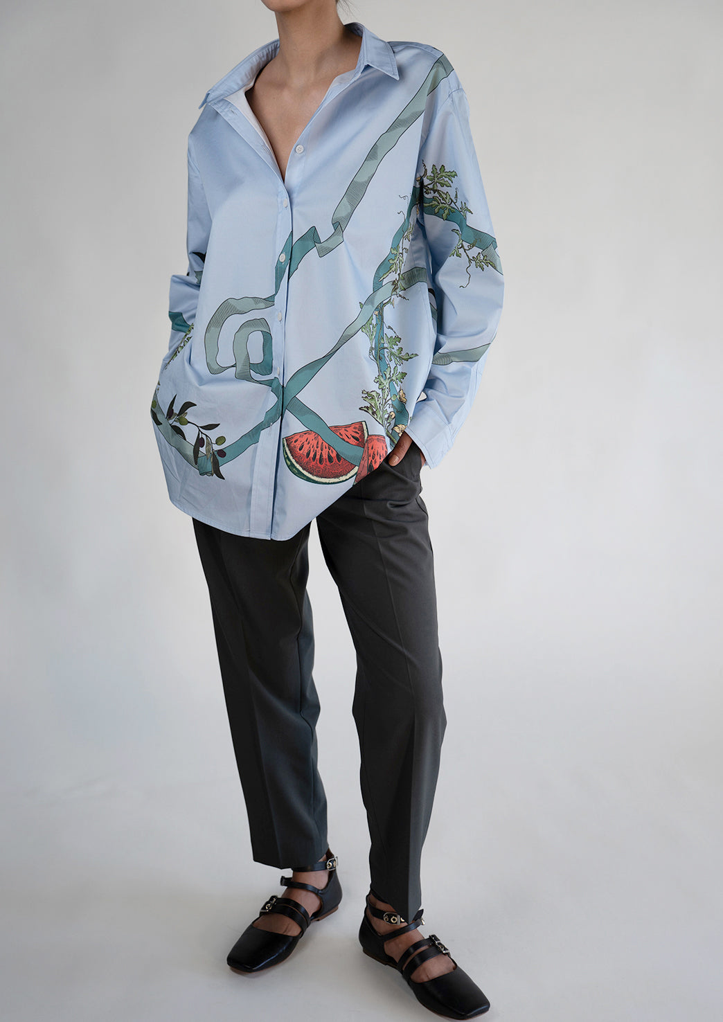 Classic Blue Oversized Classic Shirt