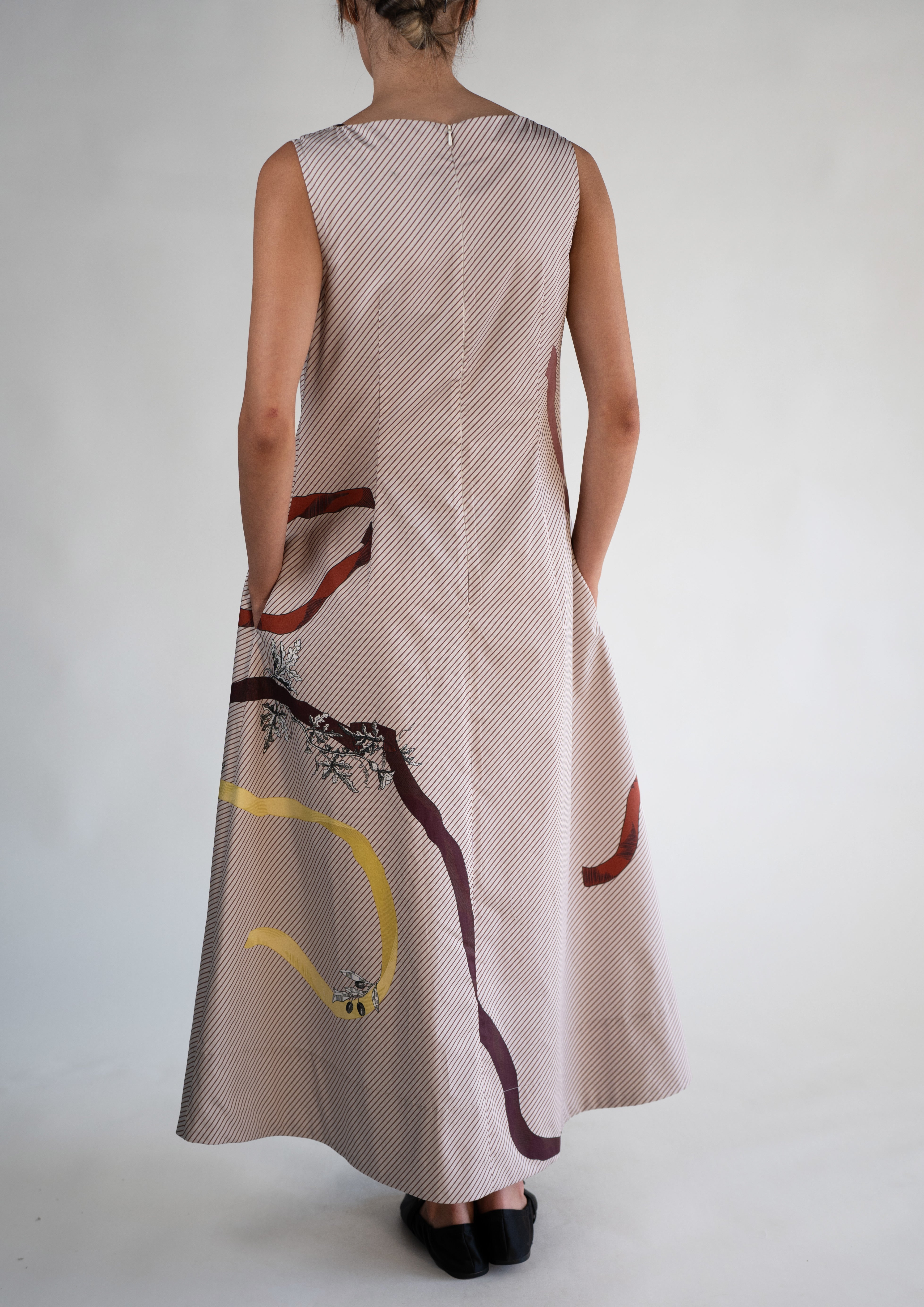 Poplin Cotton Striped Dress