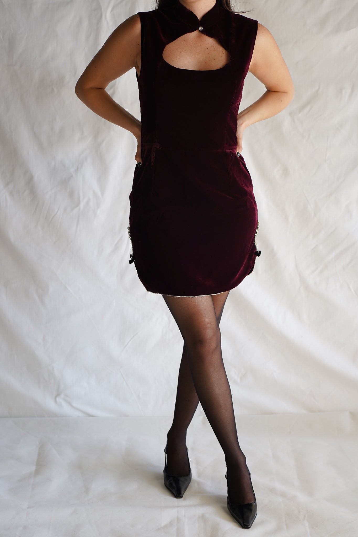 Keyhole Mini Dress - Nafsika Skourti