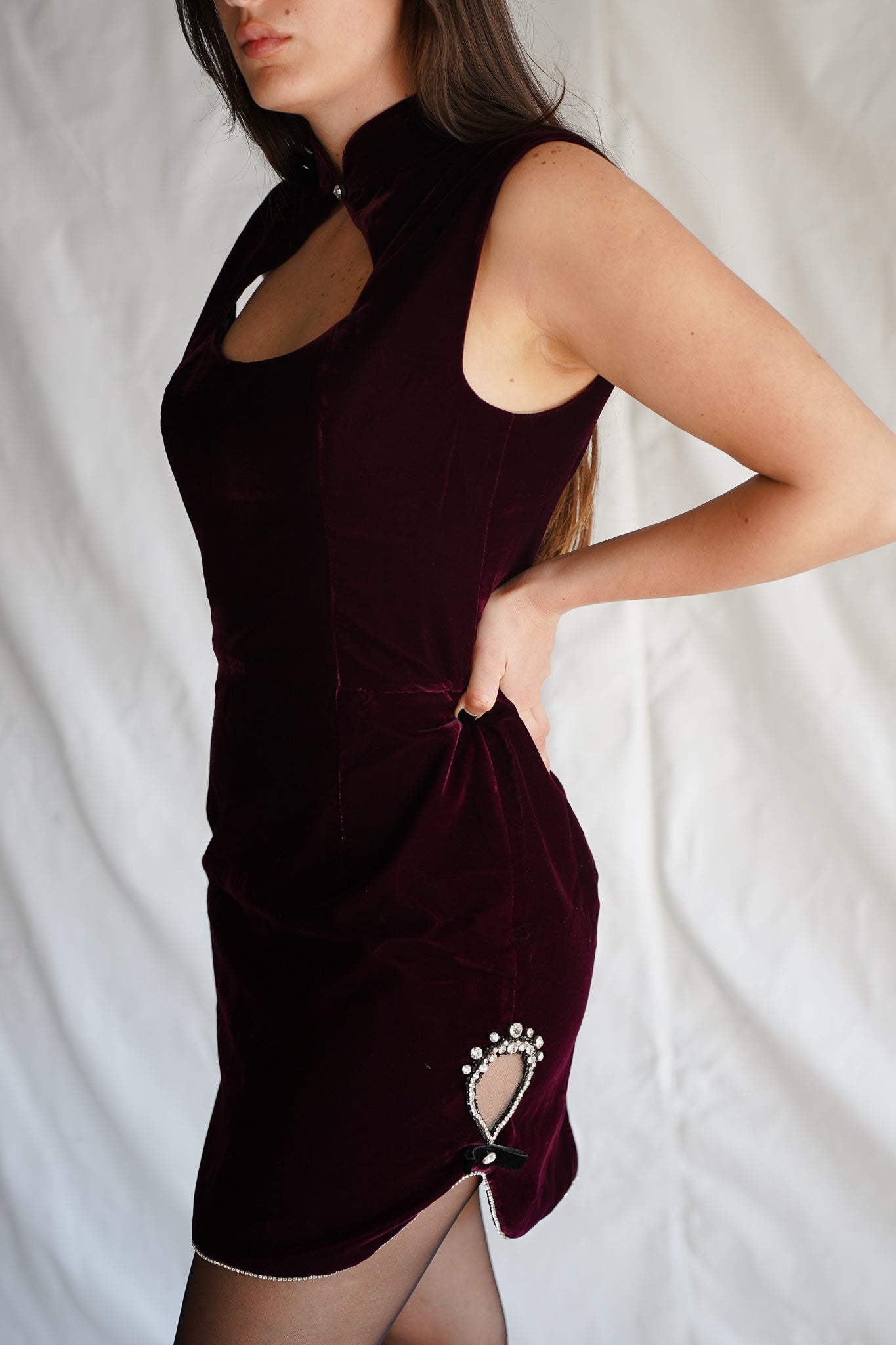 Keyhole Mini Dress - Nafsika Skourti