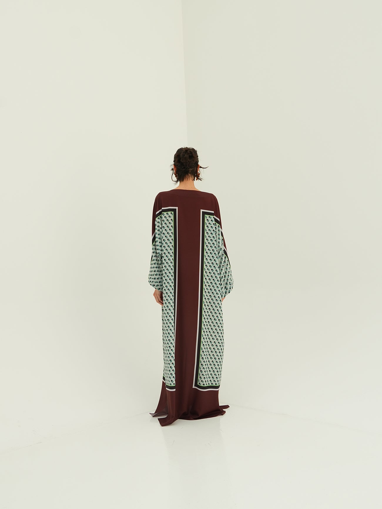 Bri Kaftan - Polkadot Teal