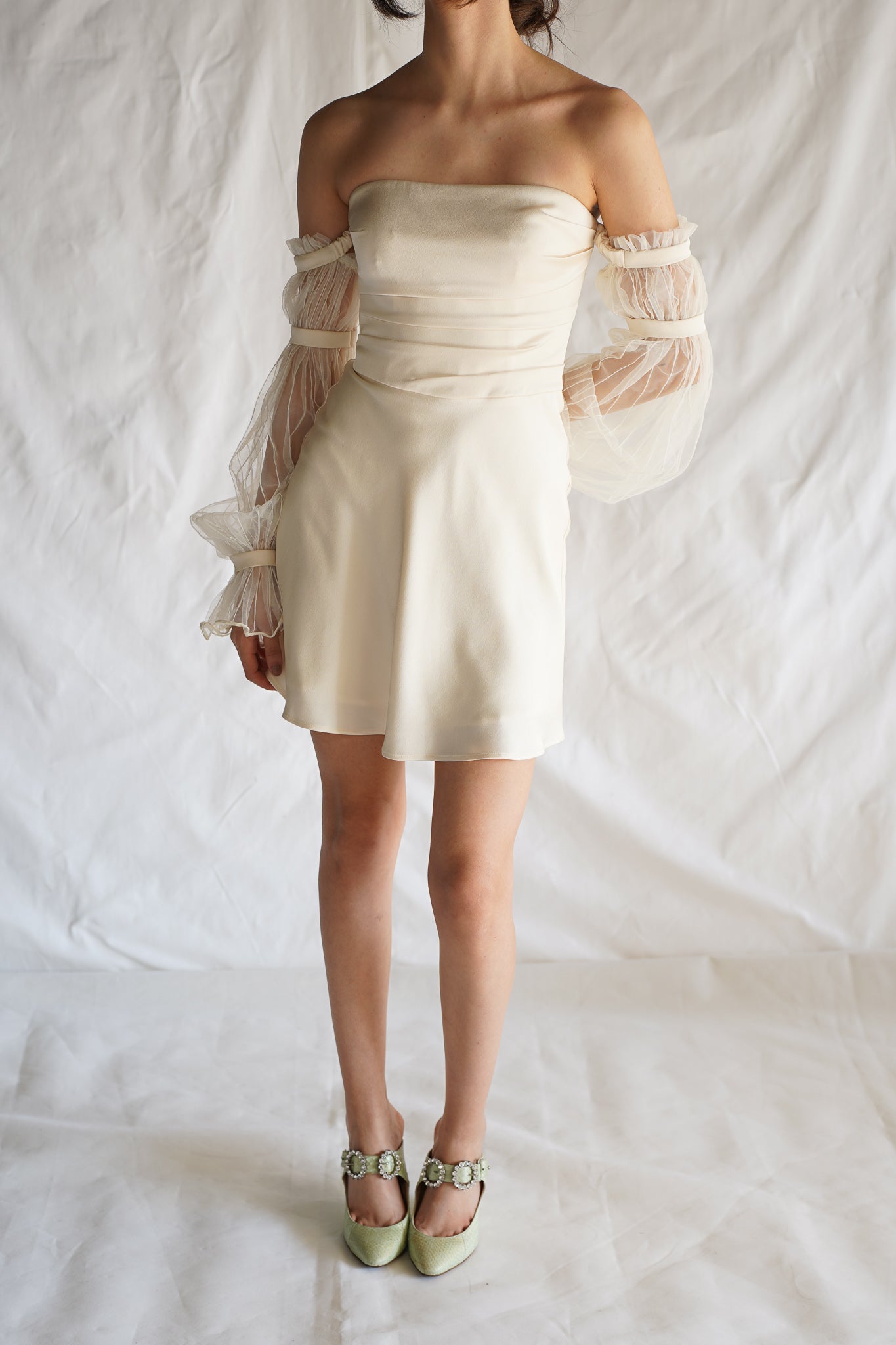 Strapless Optimist Mini Dress - Nafsika Skourti