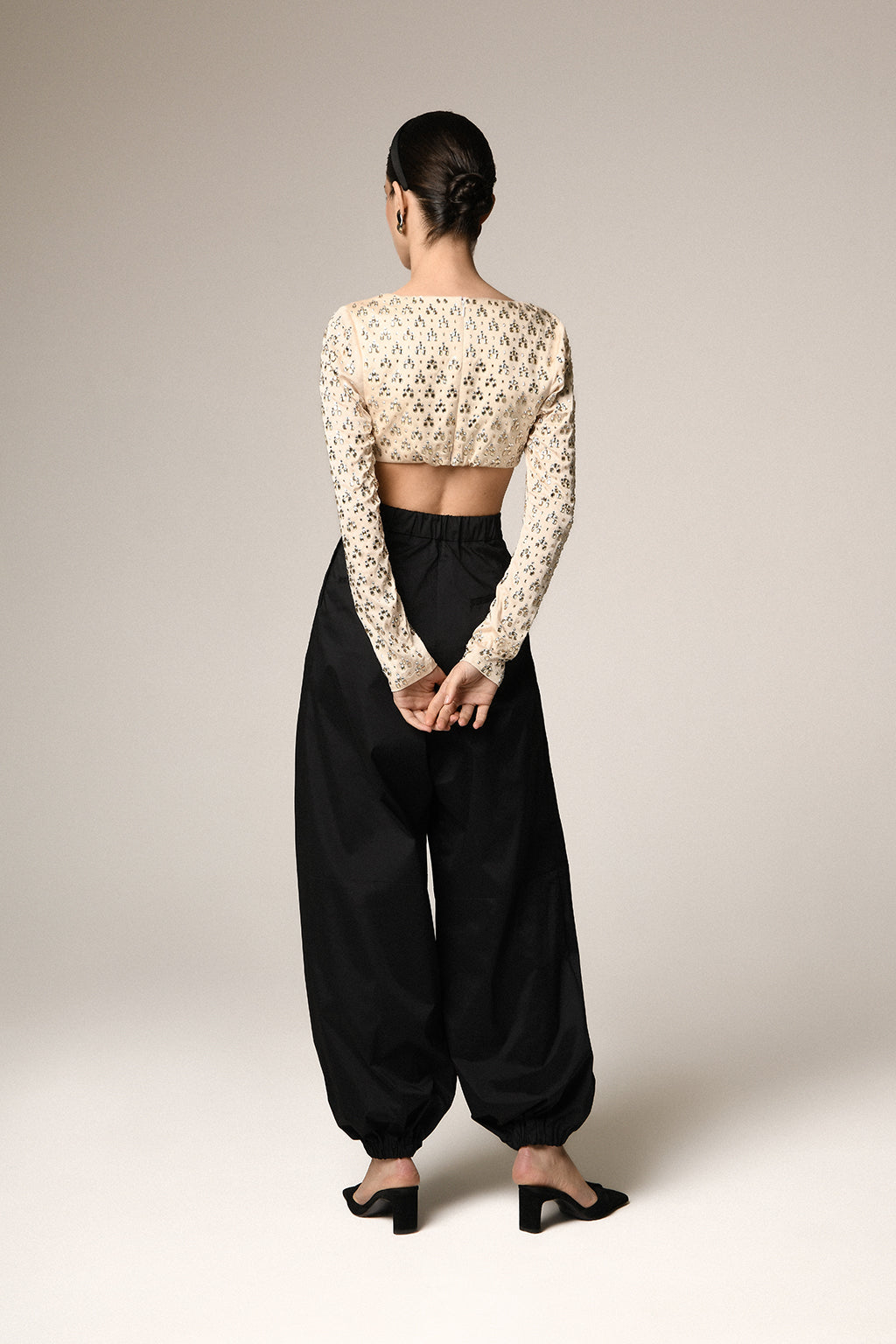 Taffeta Balloon Pants