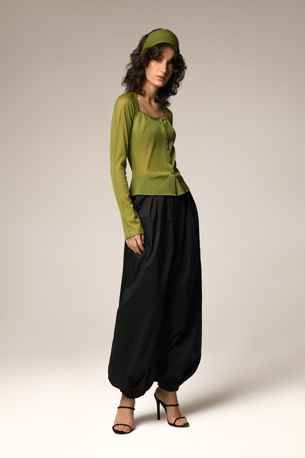 Open Neck Cardigan