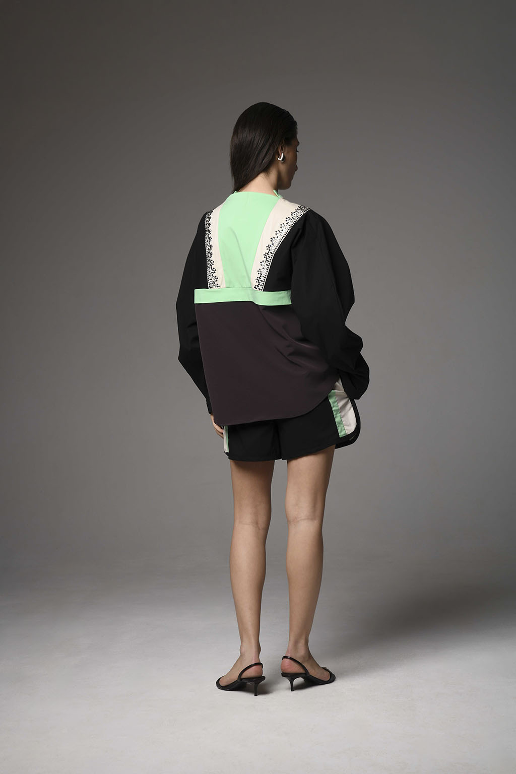 Bedazzeled Track Shorts