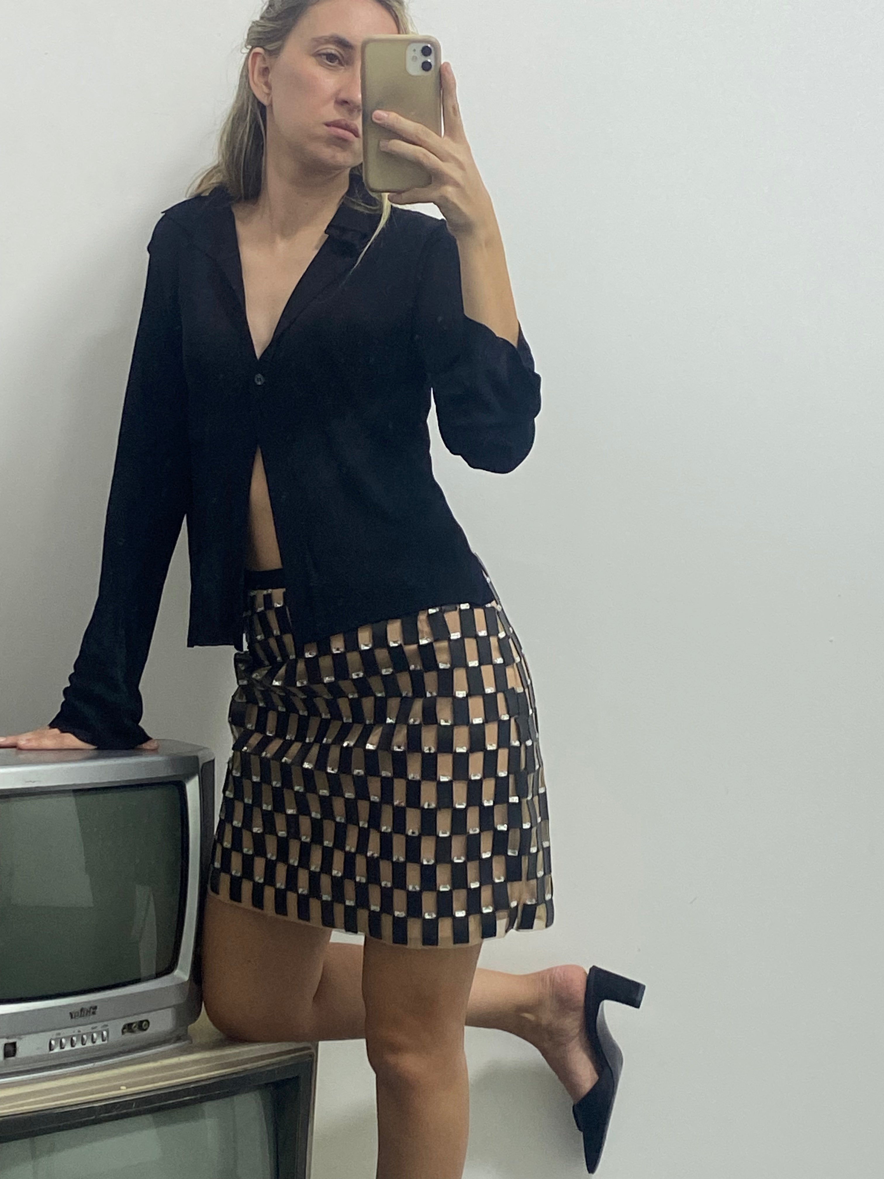 Chess Mini Skirt