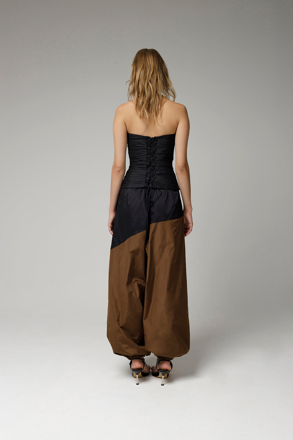 Two-Tone Balloon Pants