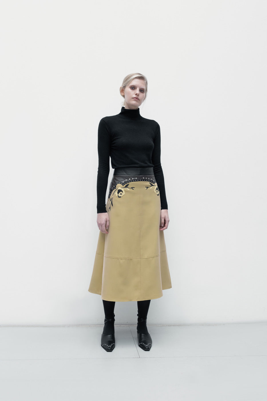 Wild Wild East Midi Skirt