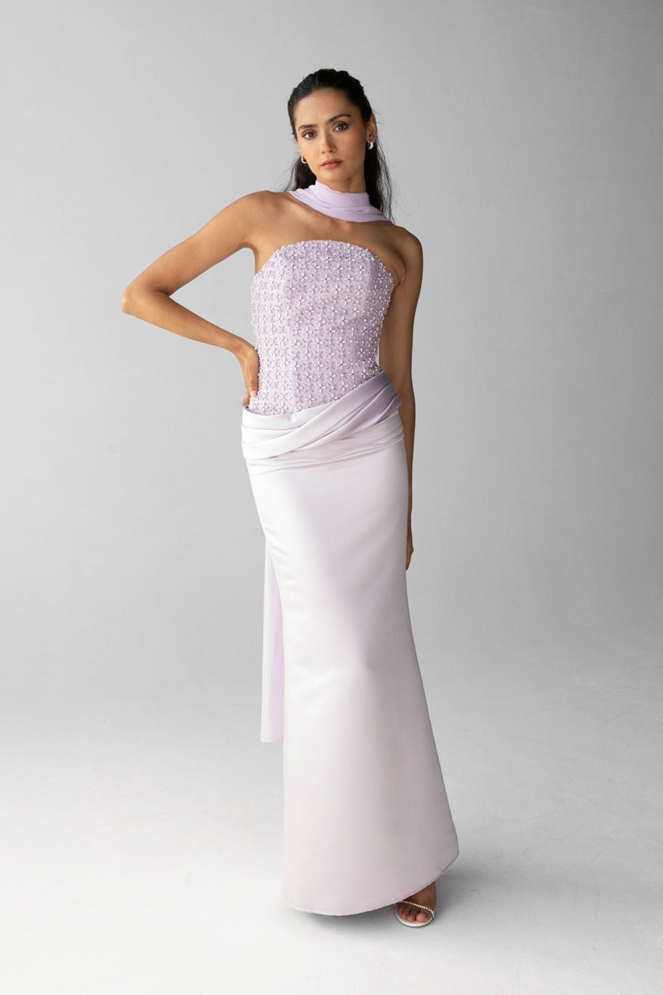 Celeste Gown in Lilac