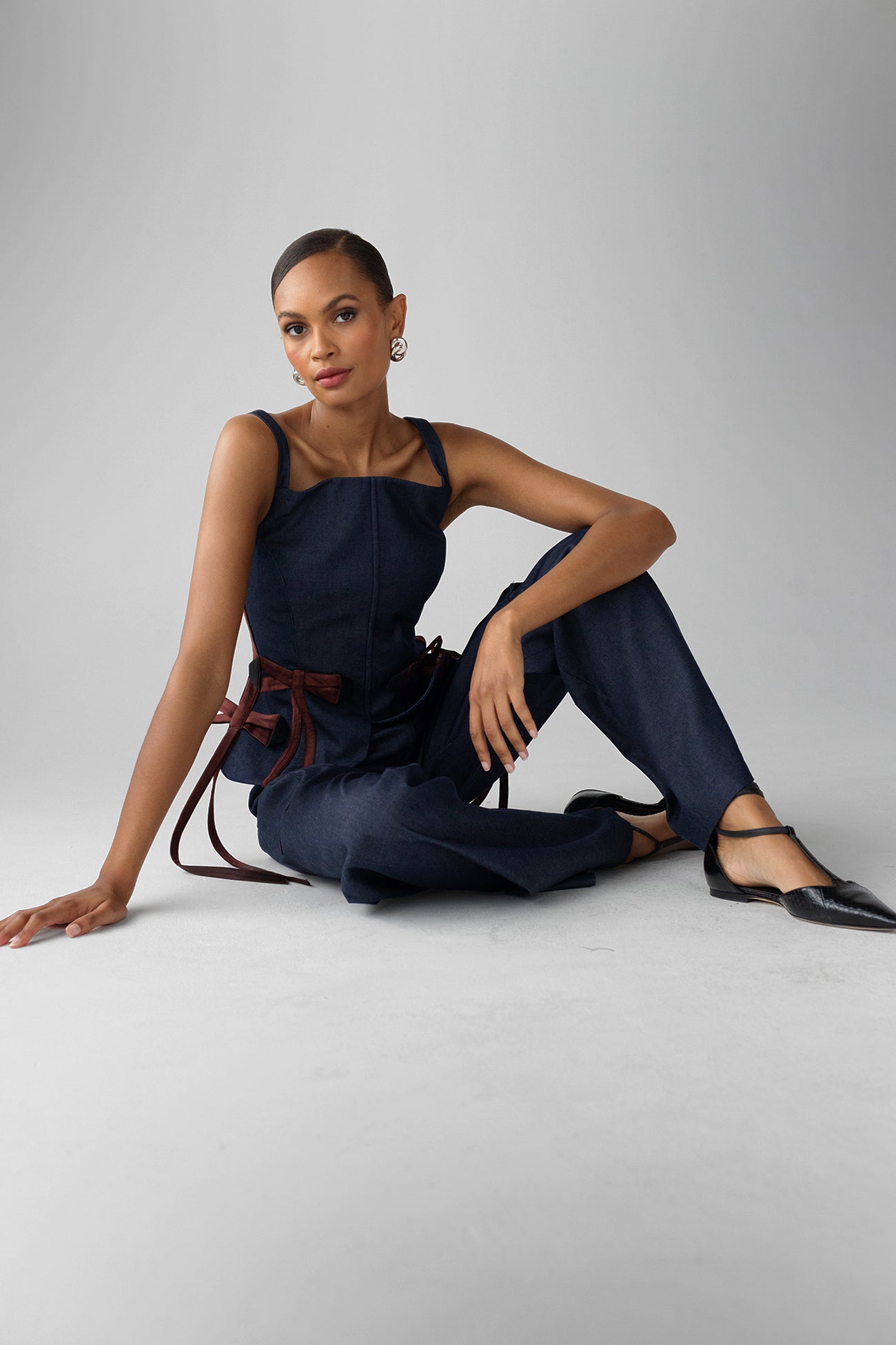 Bow Low Waist Cargo Pants