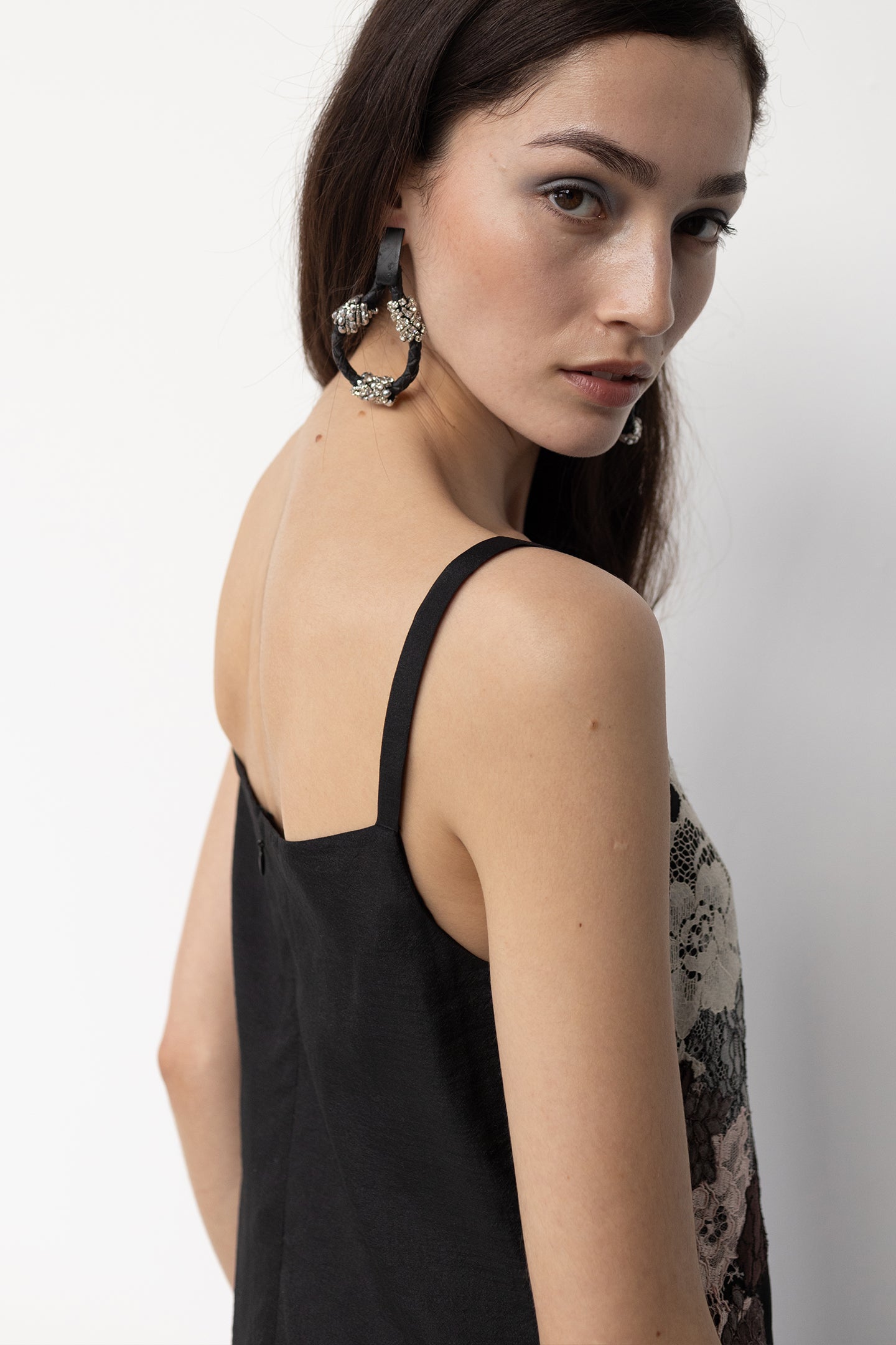 Shift Lace Midi Dress