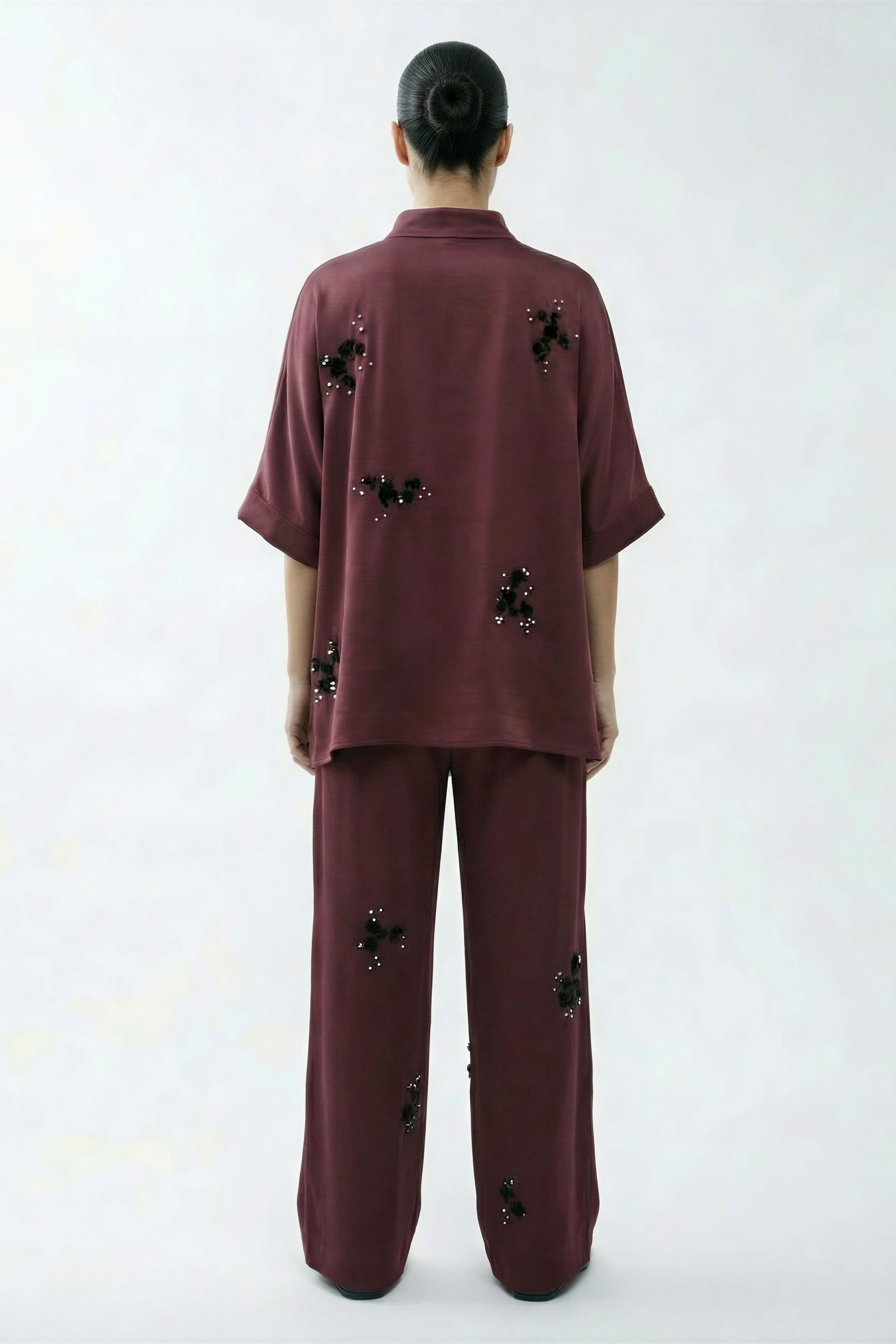 Rounded Neckline Blouse