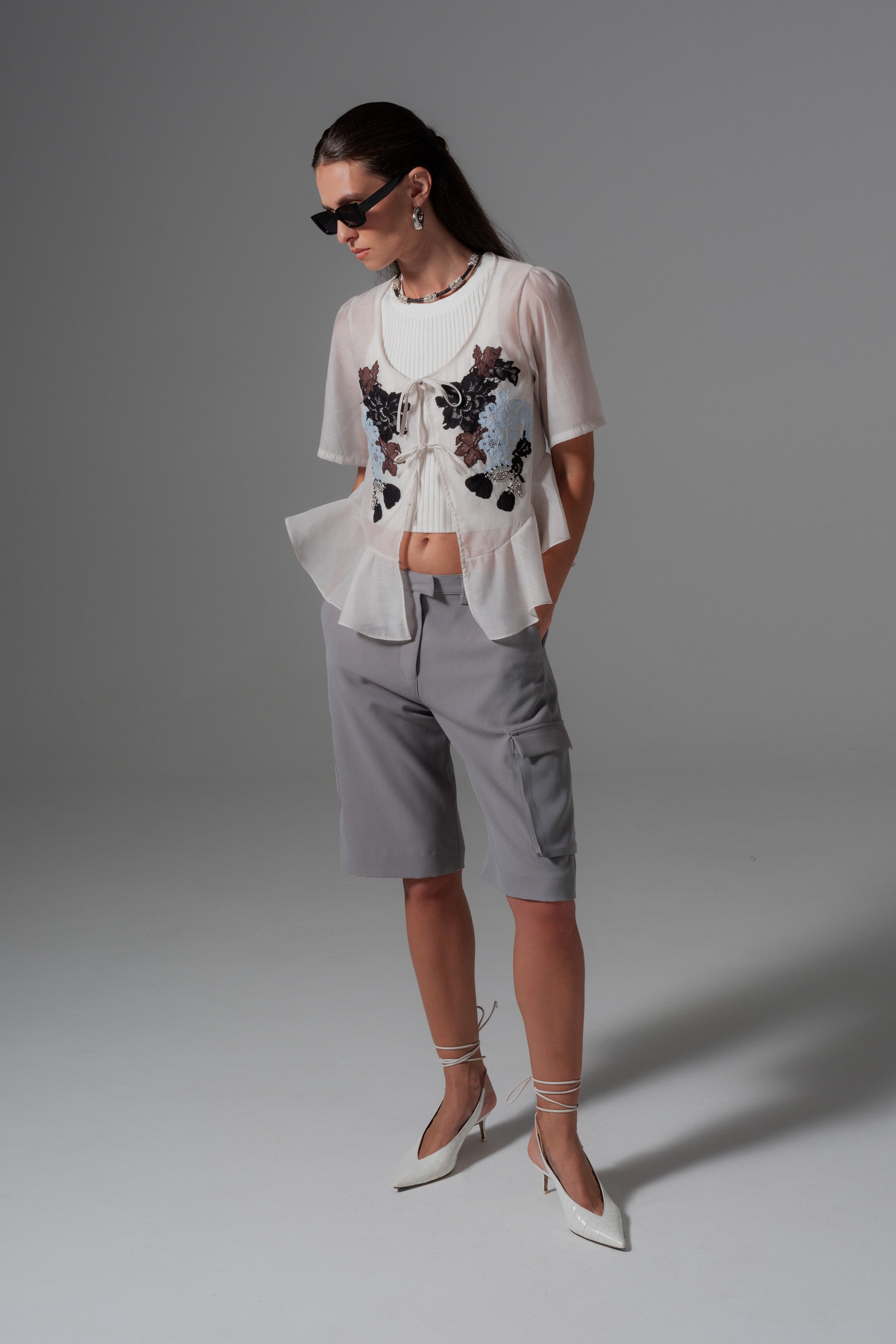 Low Waist Cargo Shorts