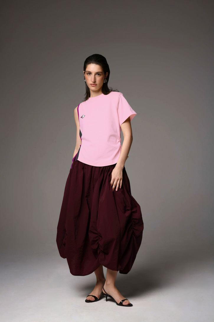 Asymmetric Offset T-shirt