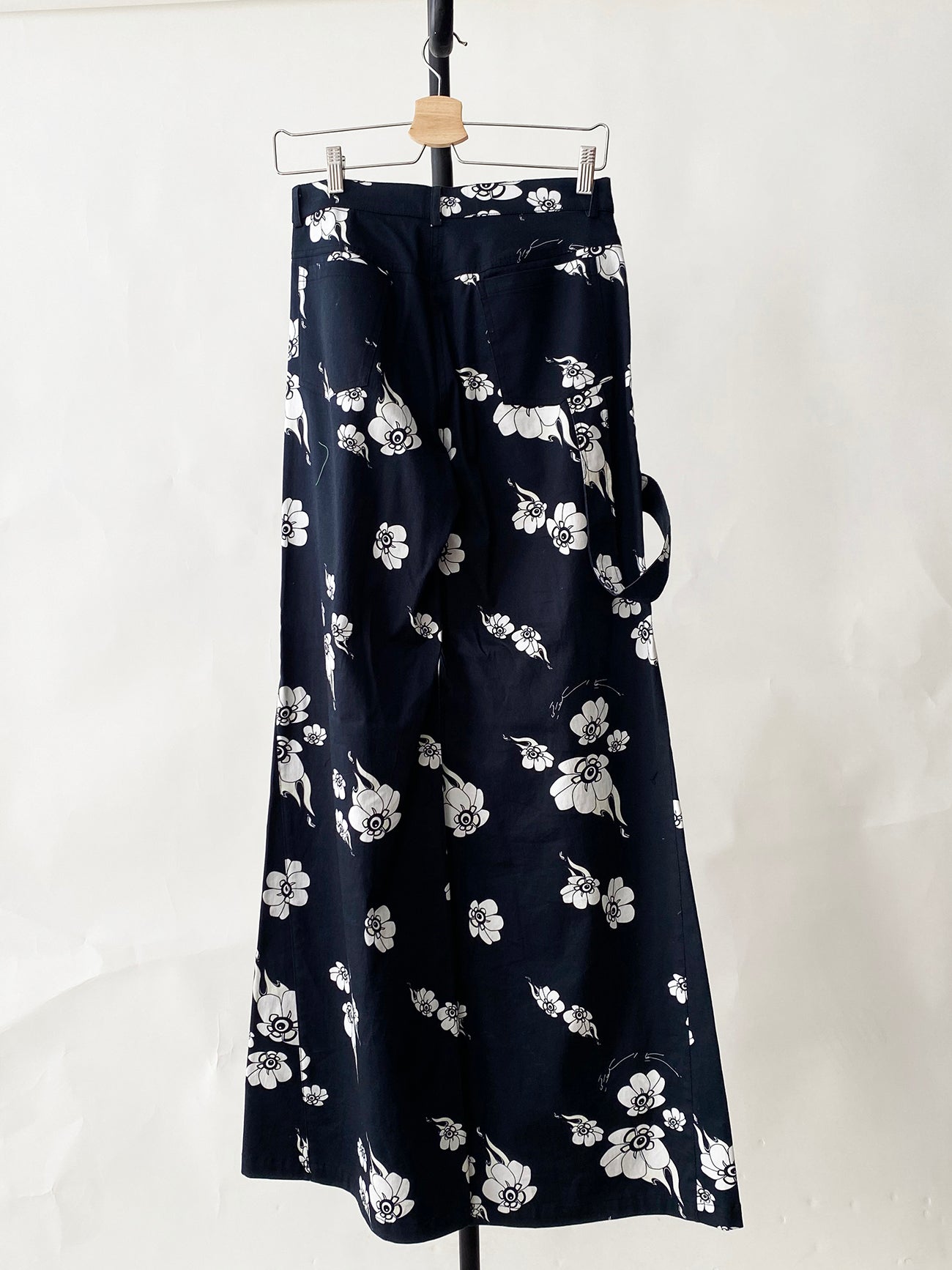 Pre-Loved Floral Wide Leg Denim