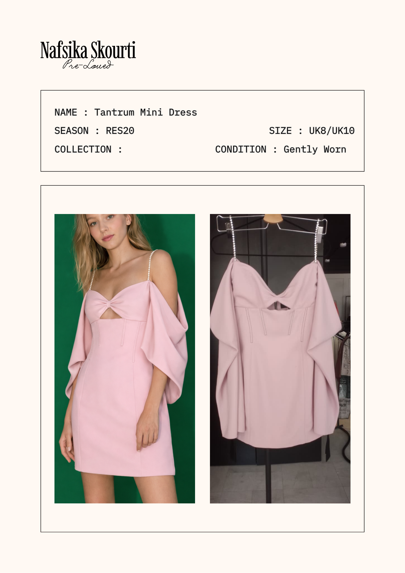 Pre-Loved - Tantrum Mini Dress