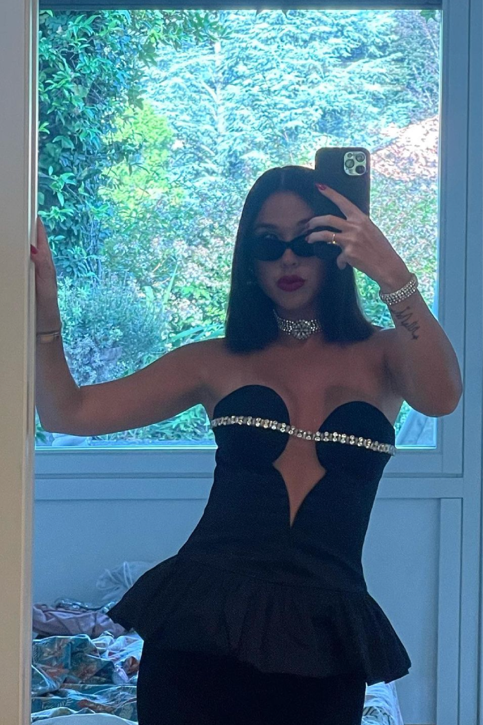 Inner Star Ruffle with Crystal Trim - Nafsika Skourti