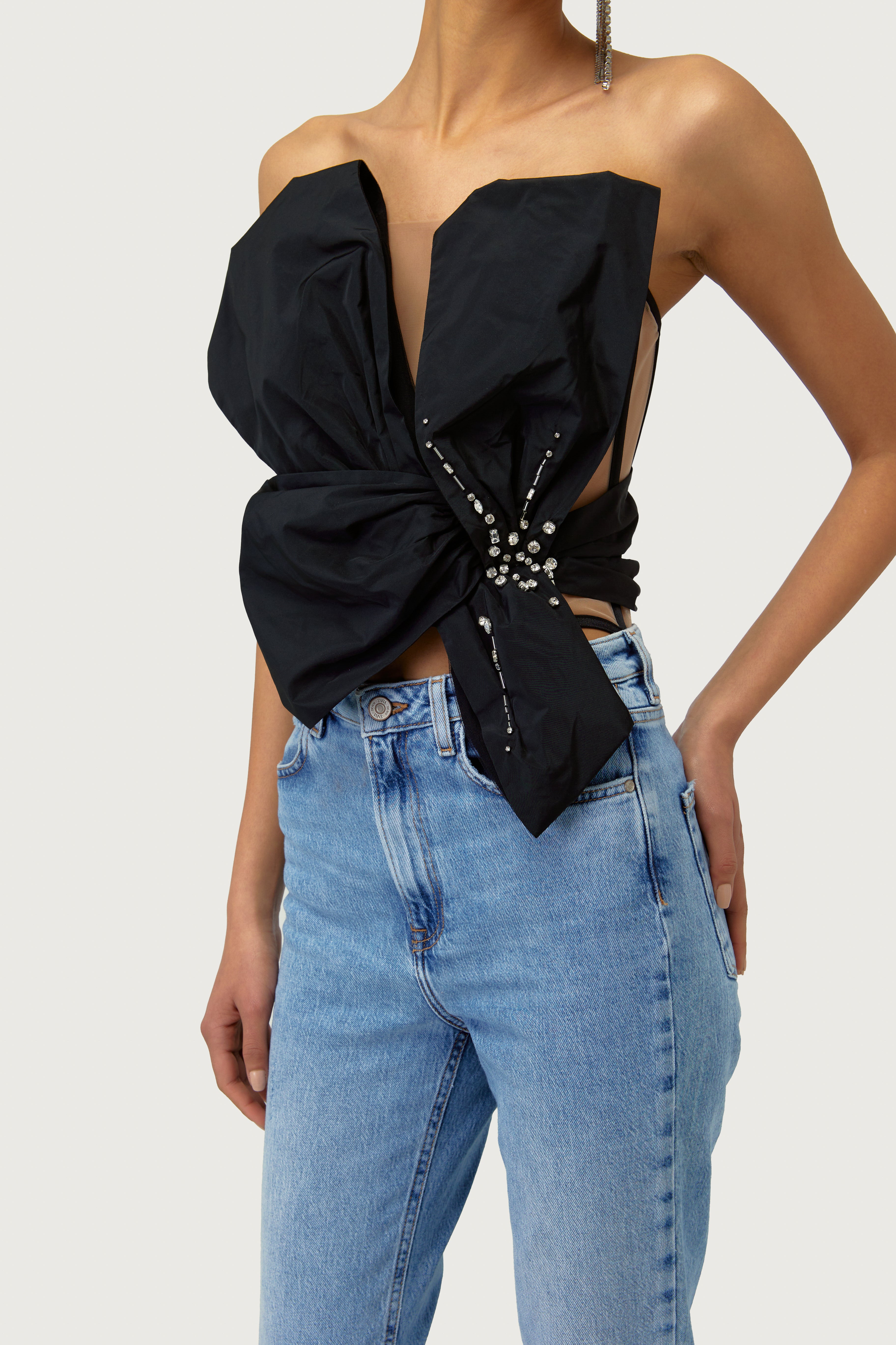 Knot bustier top 2025