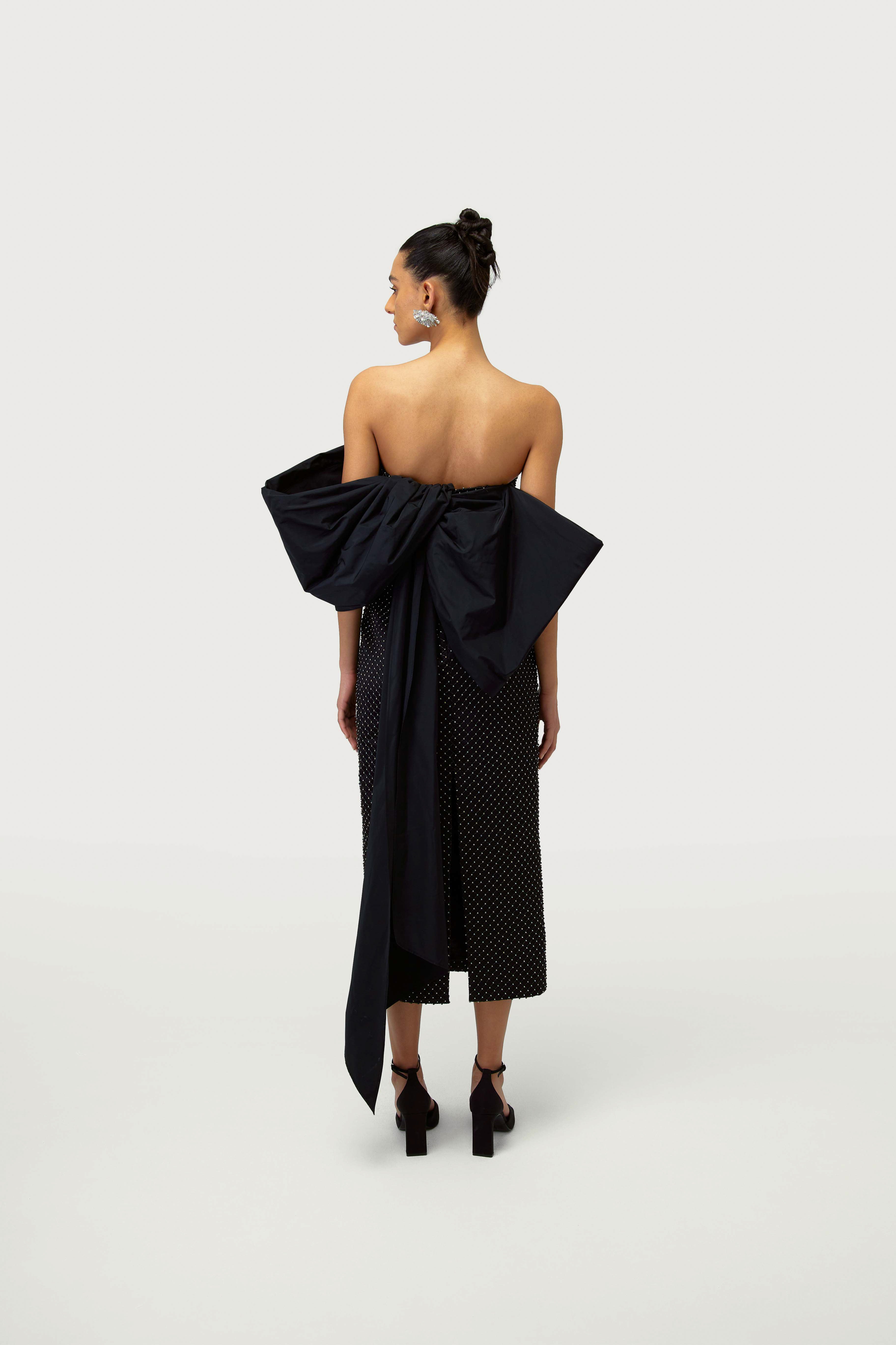 Crystal Midi Butterfly Dress