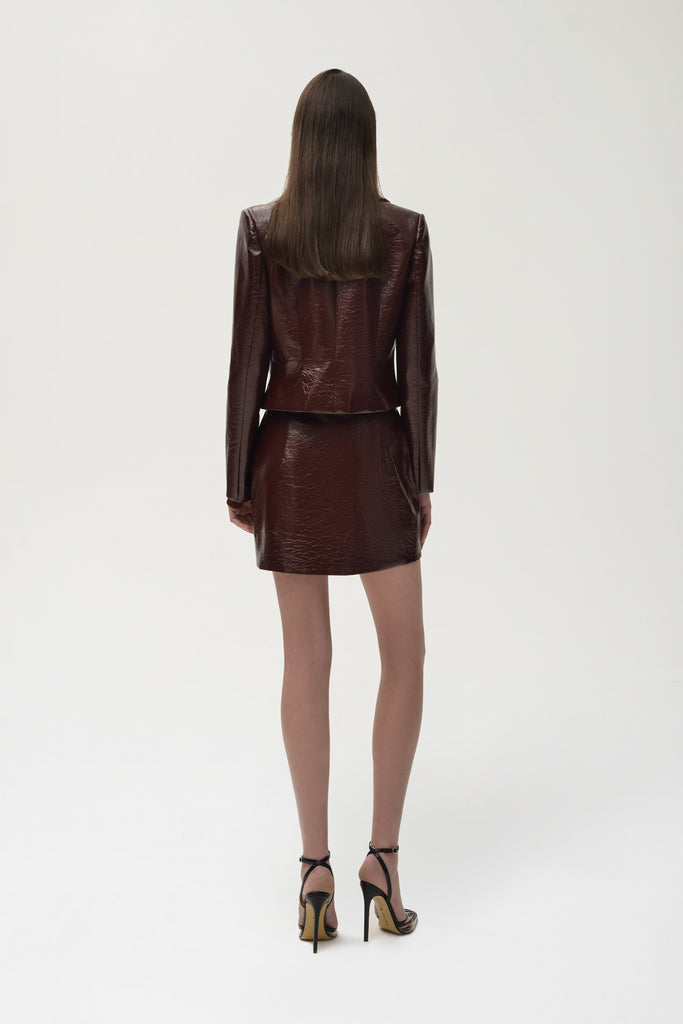 Taqim Jacket in Leather - Nafsika Skourti