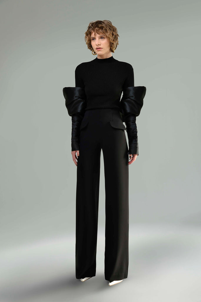 Turtleneck with Couture Sleeves - Nafsika Skourti