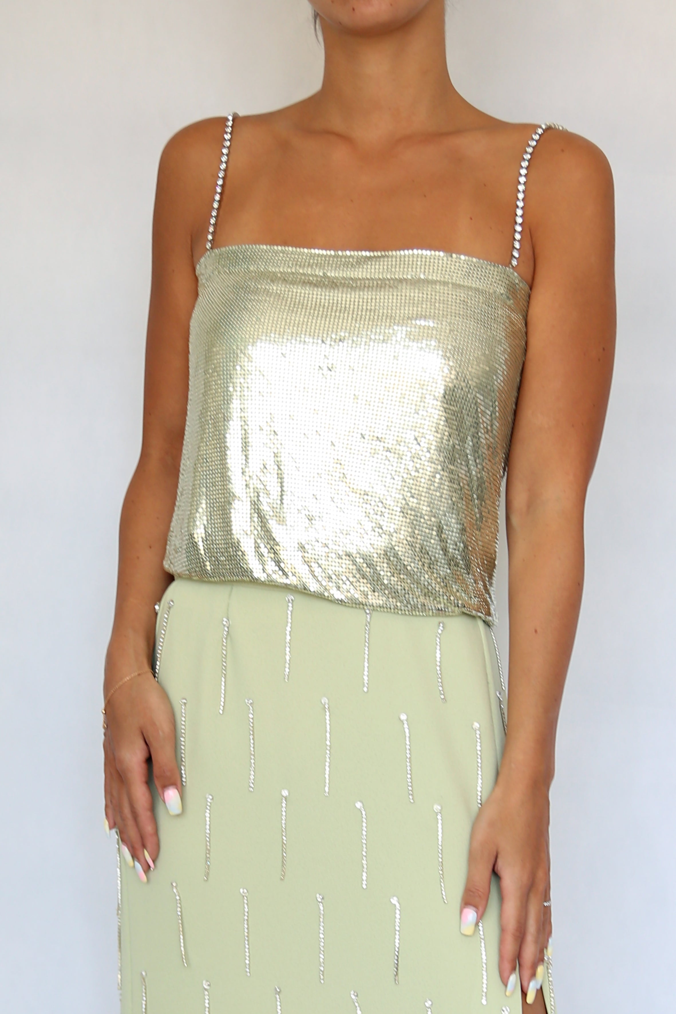 Metal Mesh Top - Nafsika Skourti