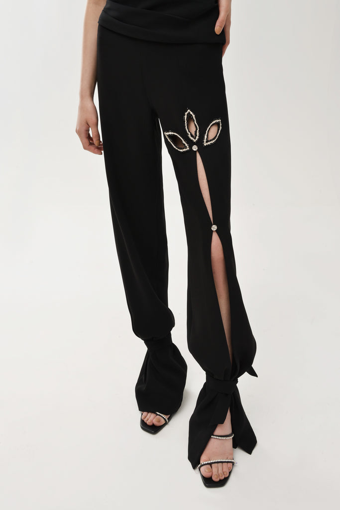 Lotus Crystal Trousers - Nafsika Skourti