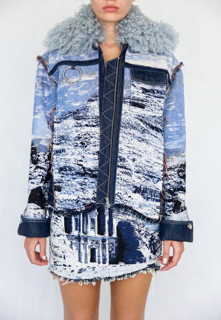 Antiquity Jacket - Petra Blue - Nafsika Skourti